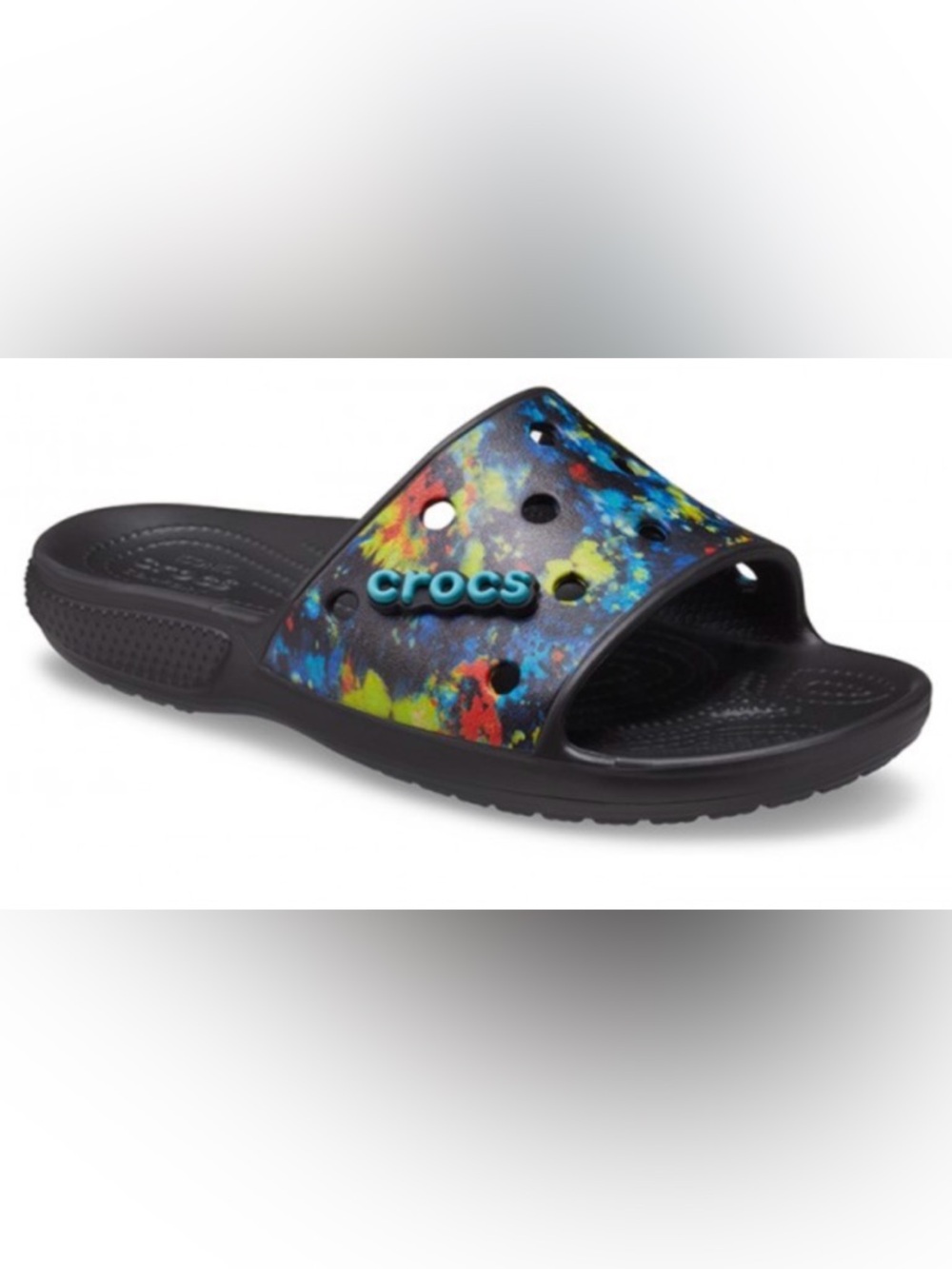 NWT Crocs Classic Tie-Dye Graphic Slide Size Mens 5/Womens 7